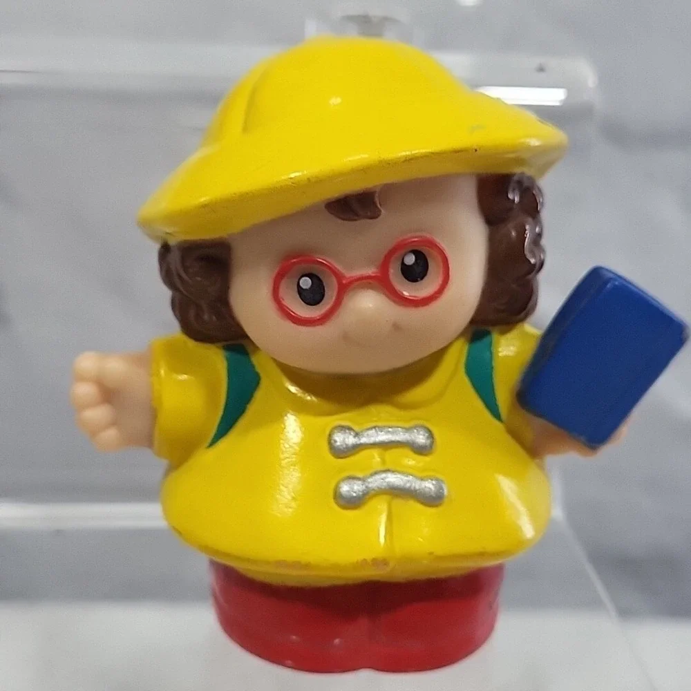 Fisher-Price Little People Figures‎ Lot 5 Zoo Keeper African American Rainy Day